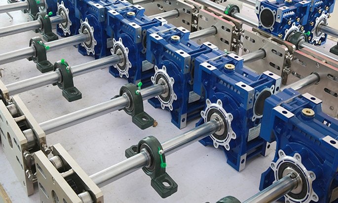 motors of packaging machine