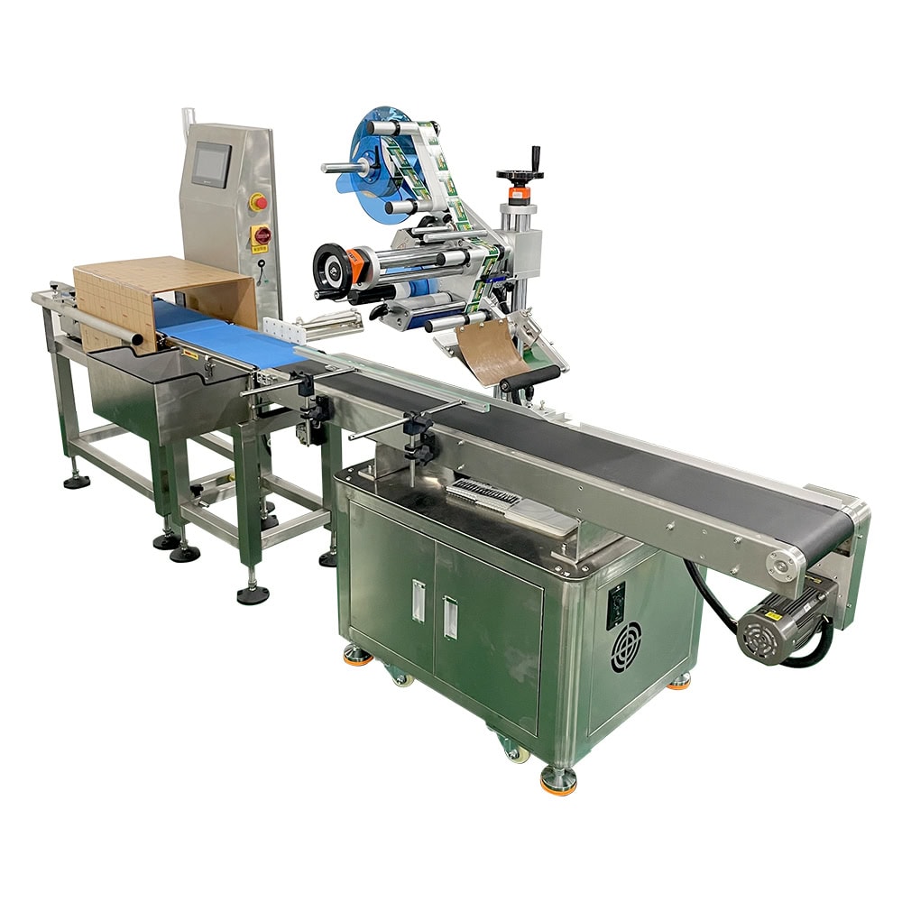 Automatic Weighing Flat Labeling Machine