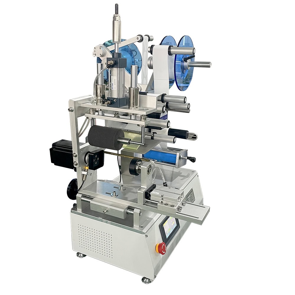 Square Bottle Corner Labeling Machine