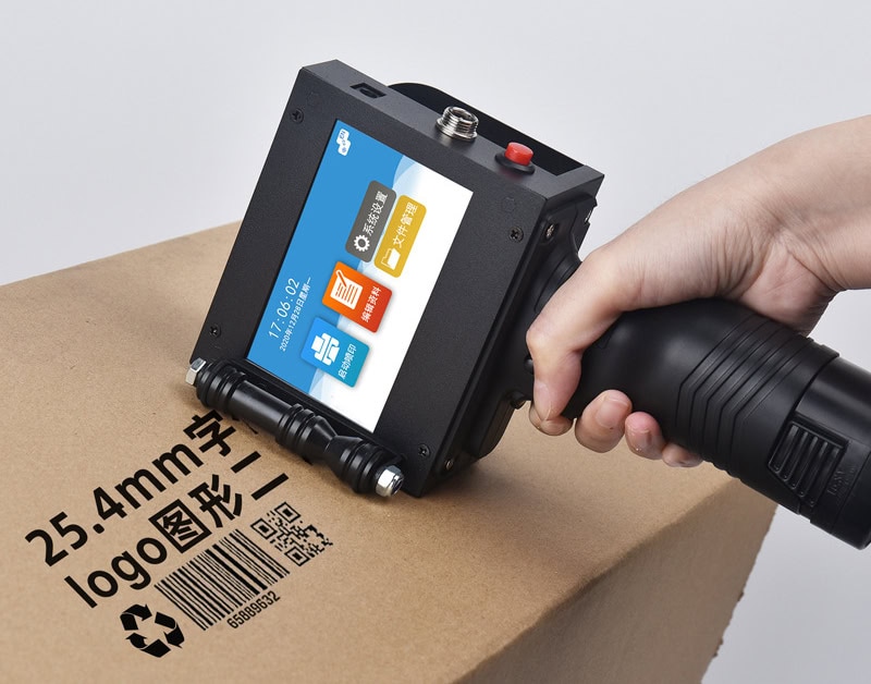 Date and barcode printer