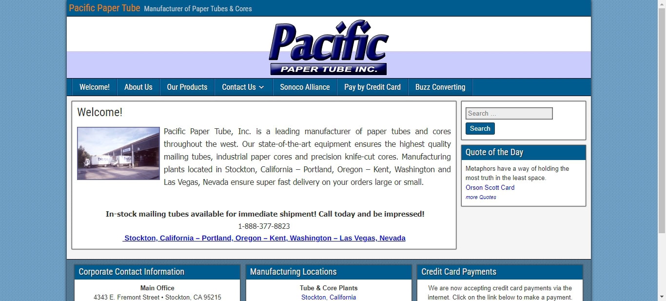 Pacific Paper Tube