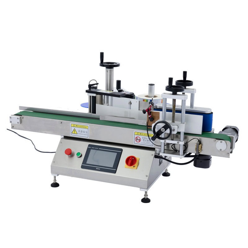 China Round Bottle Manual Labeling Machine